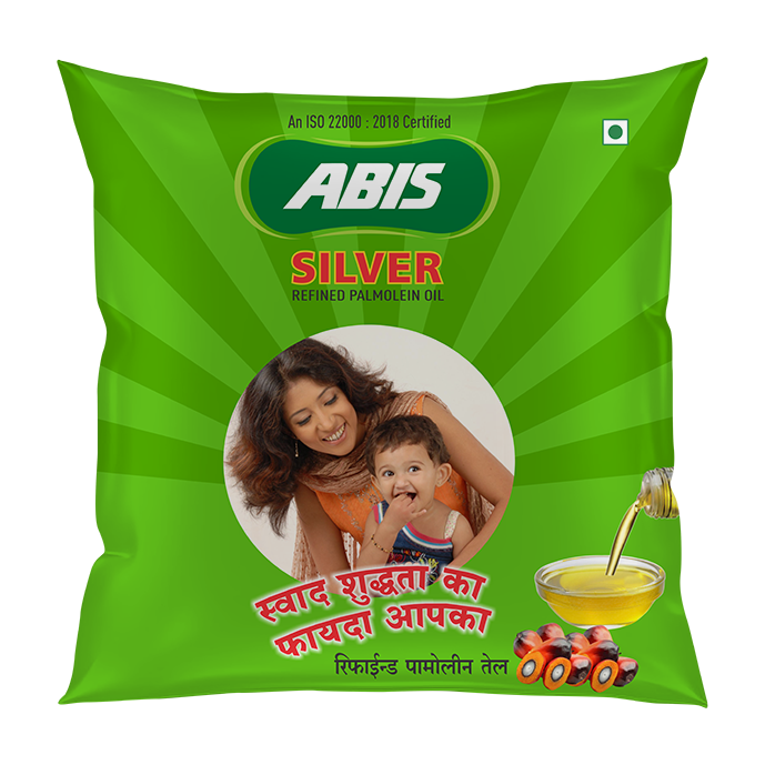 ABIS SILVER Refined Palmolein Oil - 1/2 Ltr